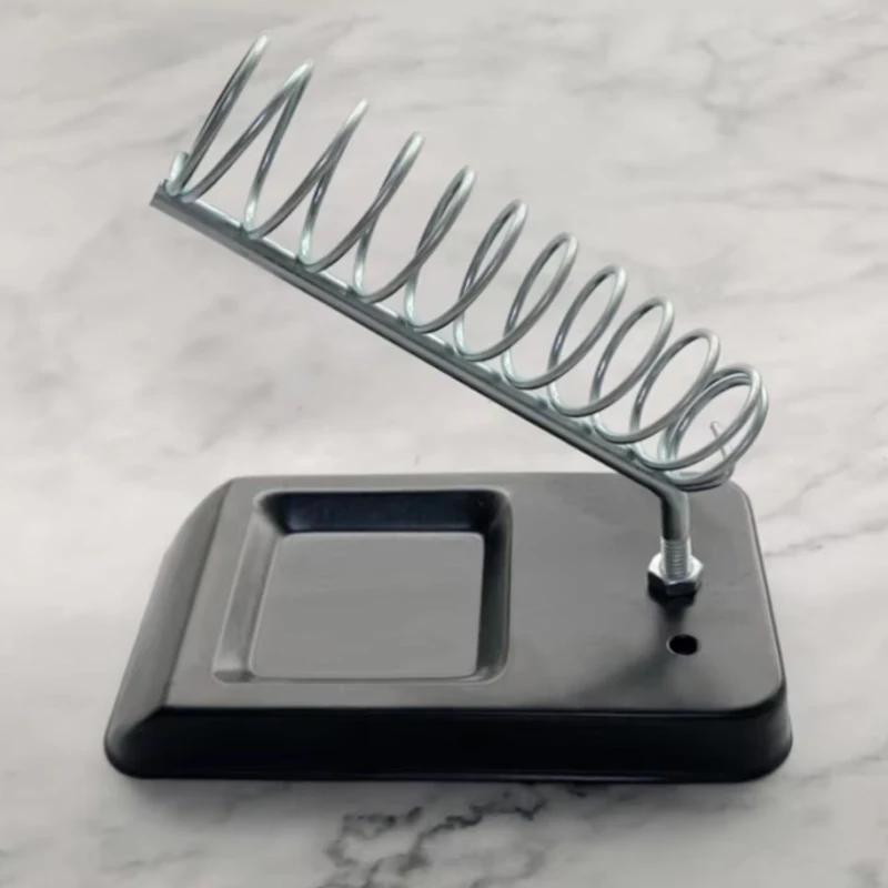 Soldering Iron Stand Portable Holder Soldering Tin Stand with Welding Cleaning Sponge Electric Soldering Iron Accessories