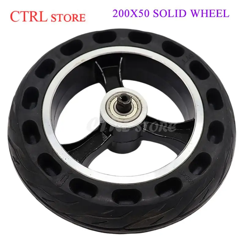 

Electric scooter tire accessories 200x50 solid wheels explosion-proof and puncture proof tubeless tire accessories