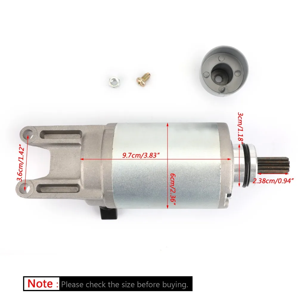 Areyourshop Motorcycle Electric Starter Motor for Suzuki GSF400 91-95 GSF600 Bandit GSX 400 600 GSF650 12V Motor Accessories