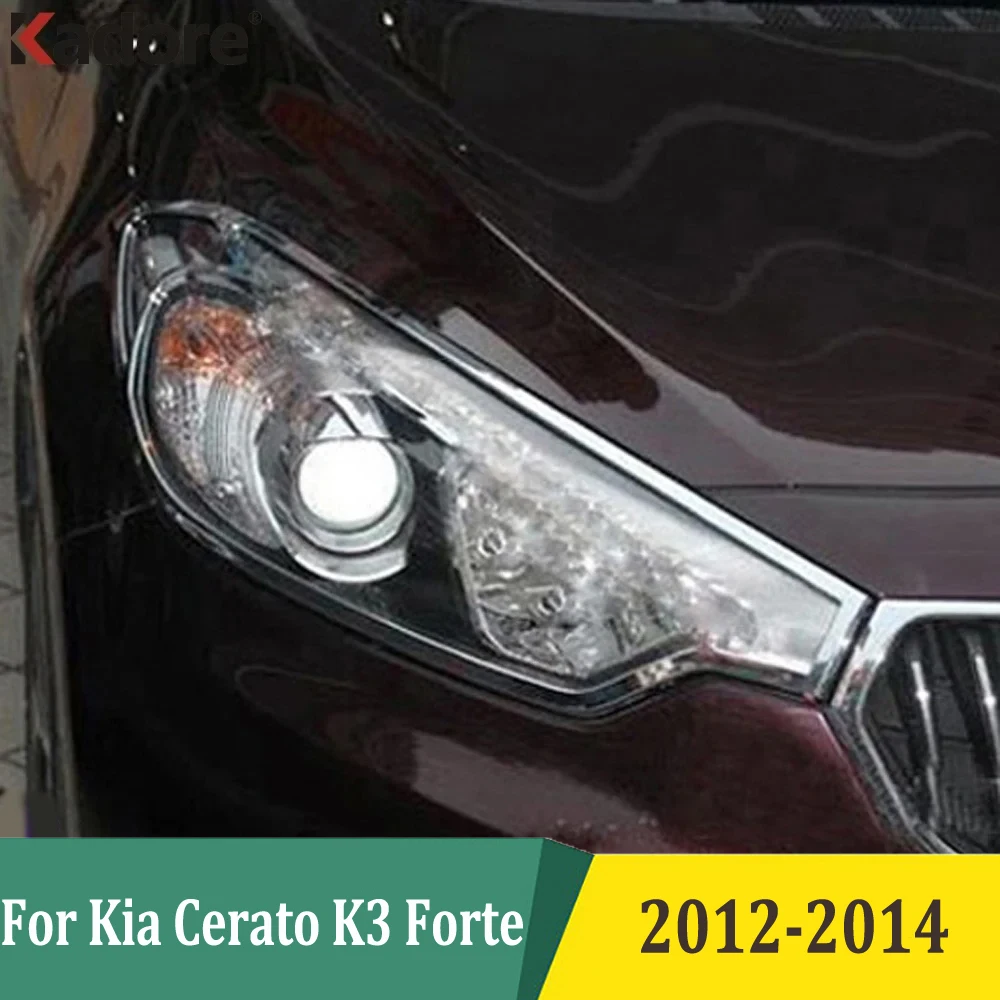 

Бамперы для передних фар Kia Cerato K3 Forte 2012 2013 2014 ABS Chrome