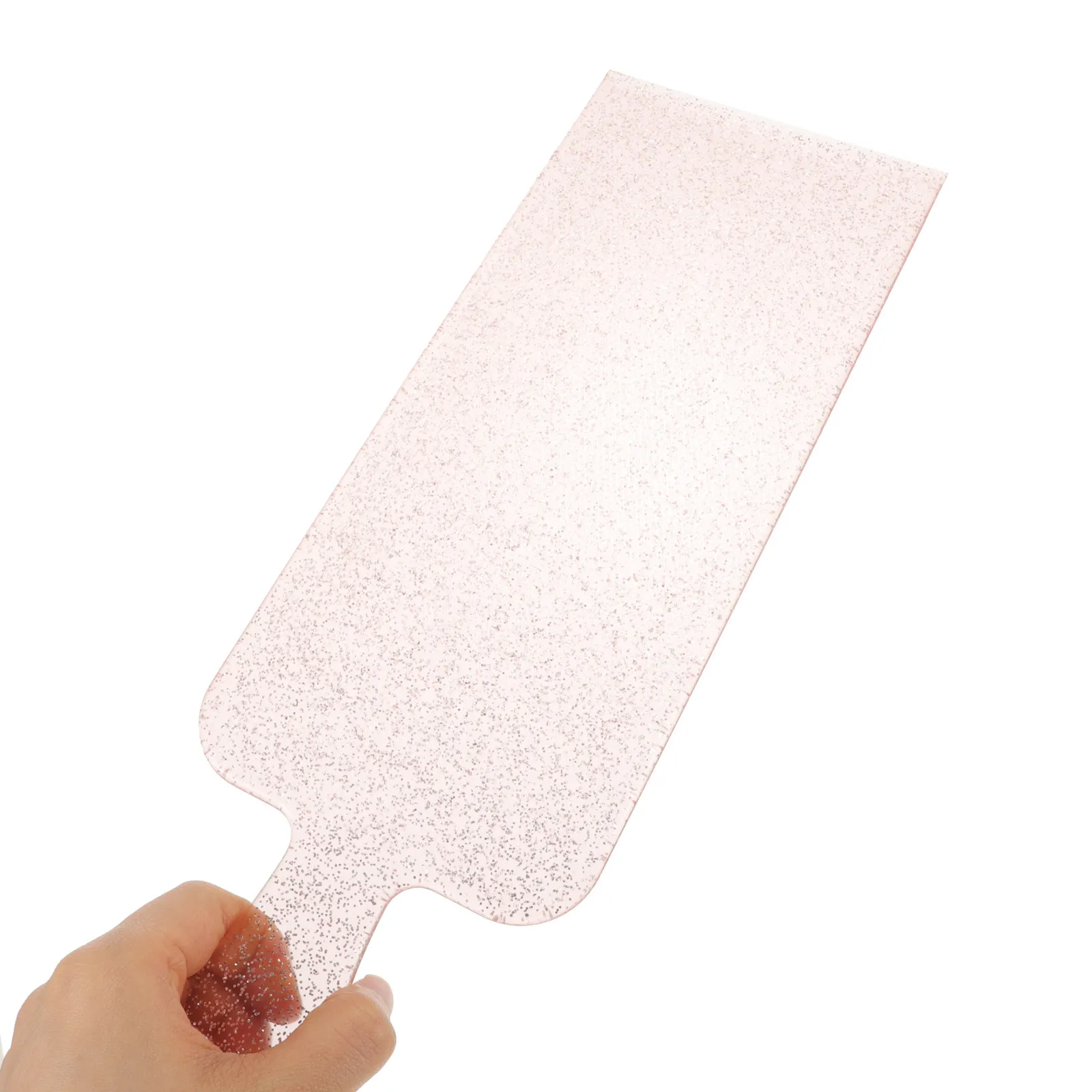 

2Pcs Flash Silver Highlighting Boards Hair Dye Paddles for Salon Home Even Color Distribution Hair Coloring Tool Hairdressing