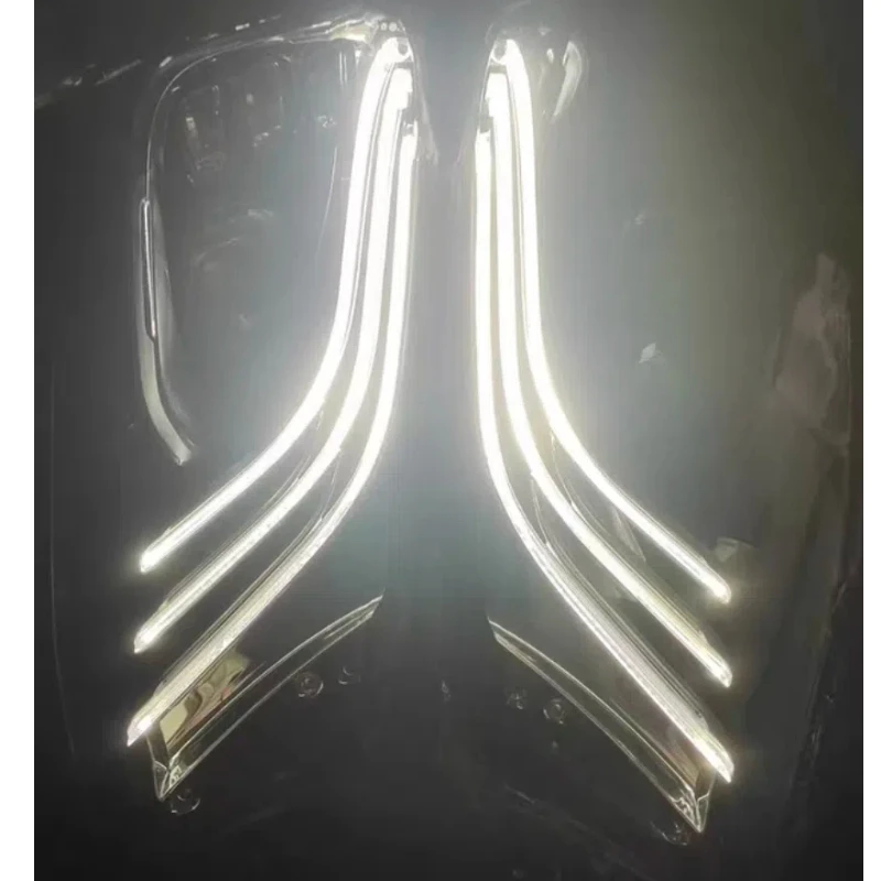 NEW Headlight DRL Tube For Mercedes Benz S CLASS W222 2018 2019 2020 Acrylic tube Light Guide Strip Light DRL Strip
