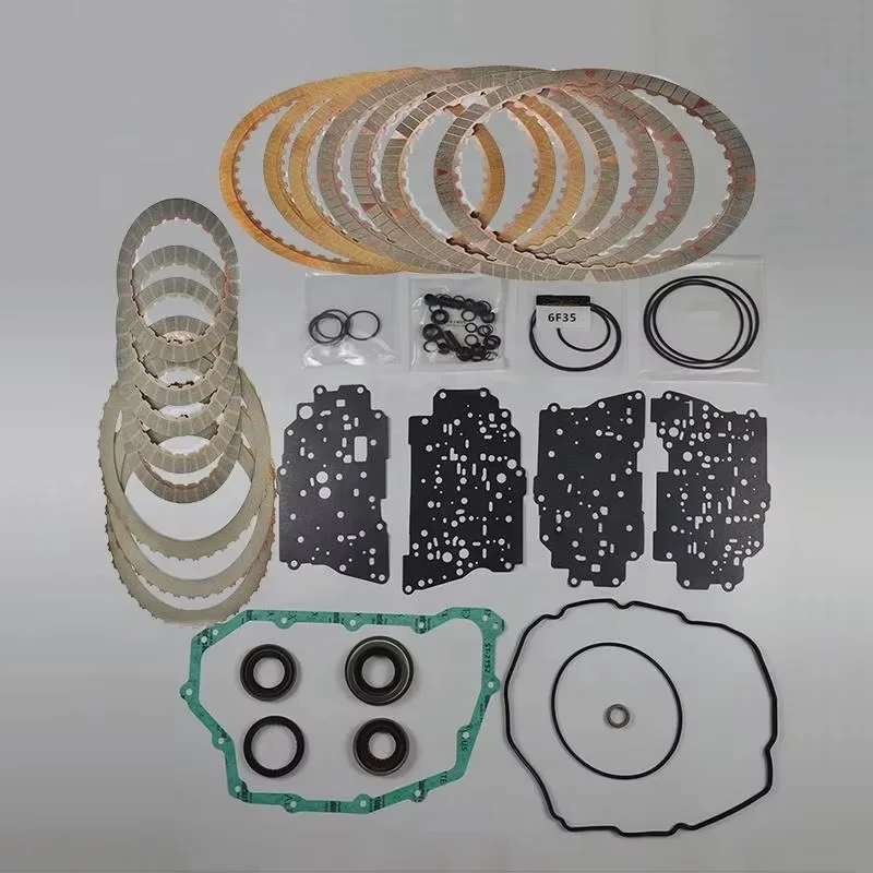 

6F35 комплект для капитального ремонта сцепления, новые фрикционные диски, уплотнения коробки передач для FORD для MAZDA, автомобильные аксессуары, ремонтный комплект сцепления