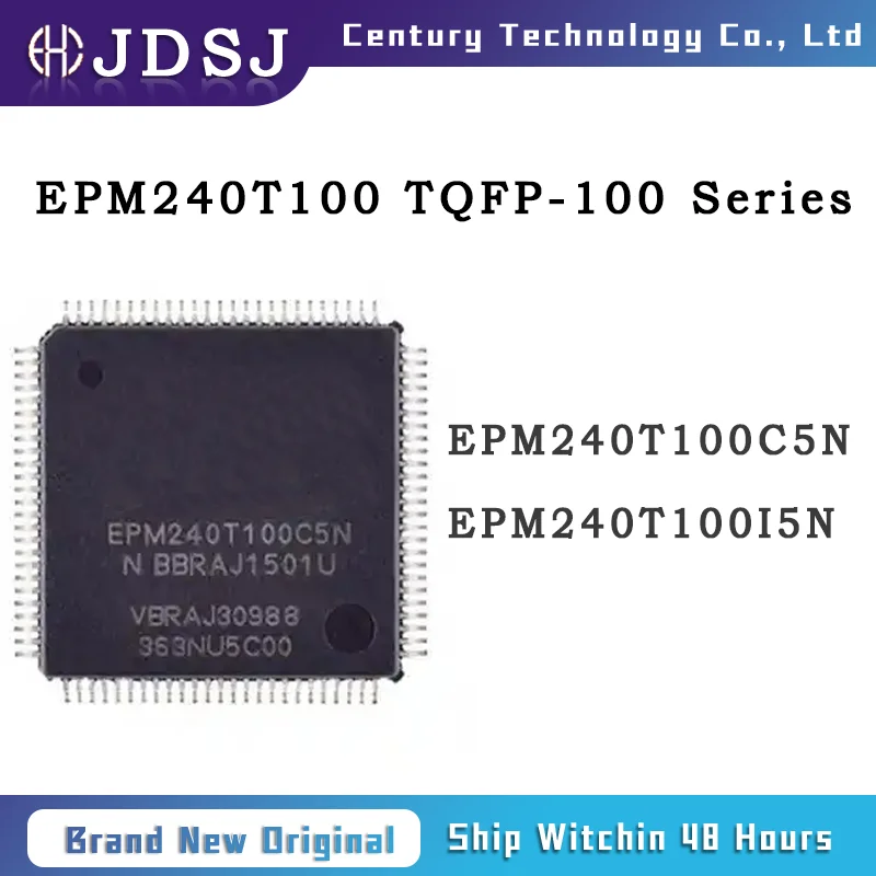 

5PCS EPM240T100C5N EPM240T100I5N IC CPLD 192MC 4.7NS 100TQFP Brand New Original Chip