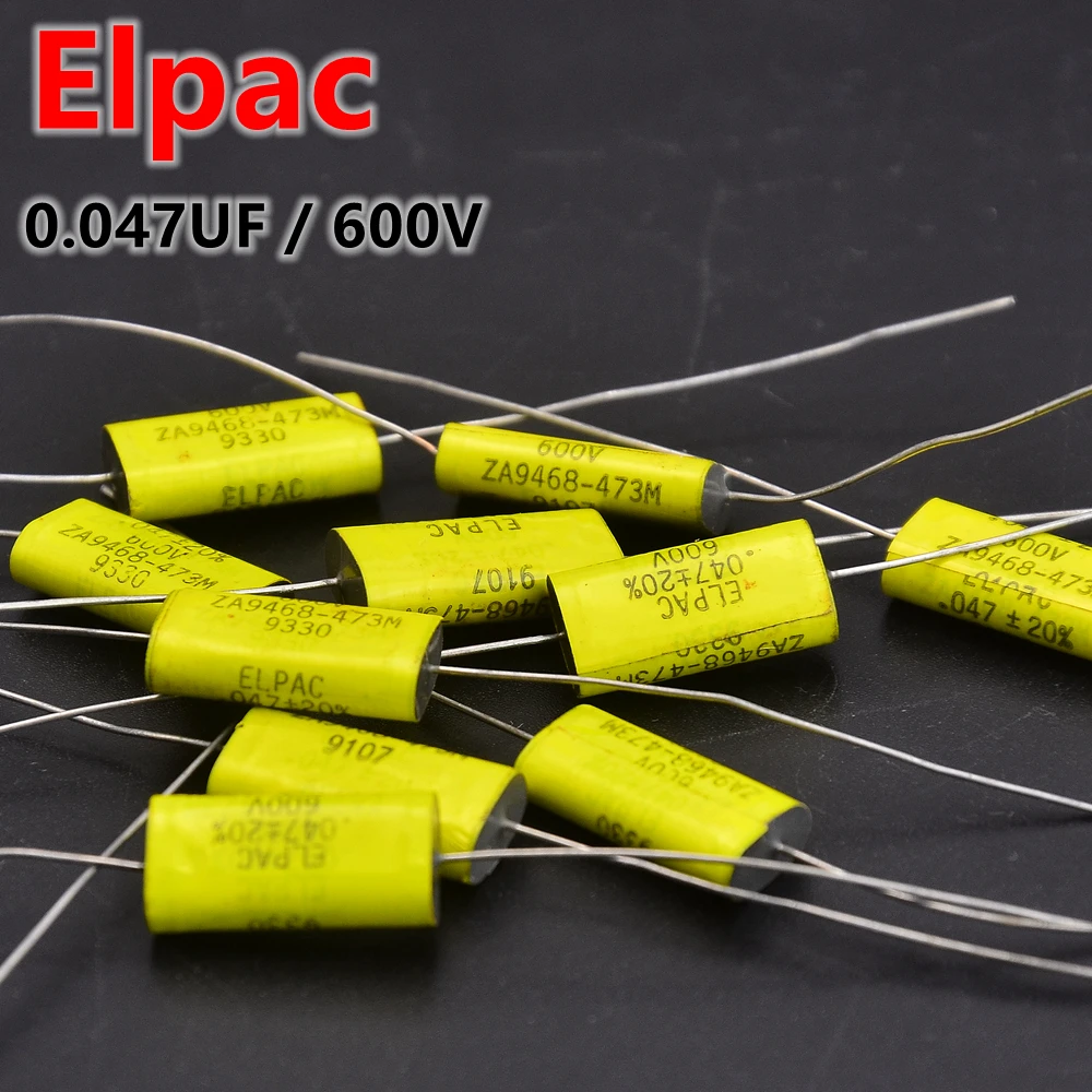 Original Elpac 600V 0.047UF Vintage Orange Tone Cap (Capacitor)  For Electric Guitar