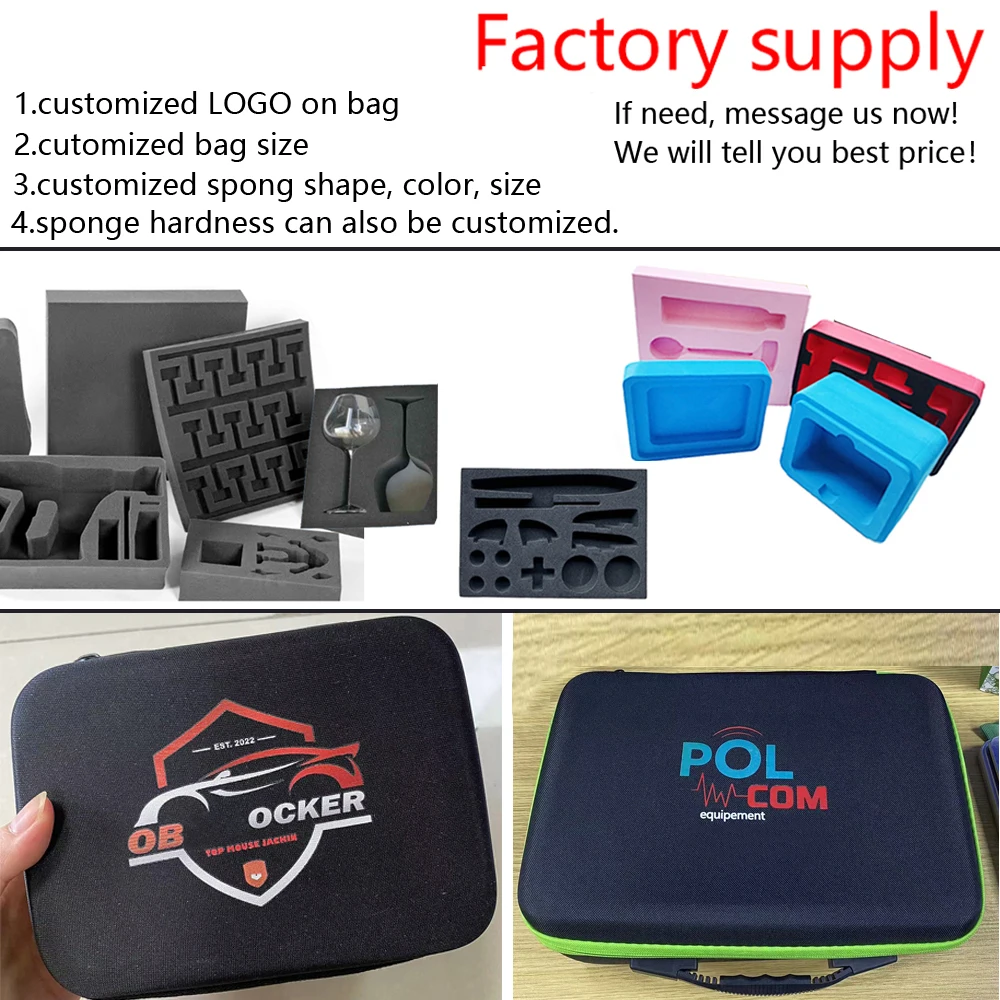 DIY Schaum Hard Carry Case Aufbewahrung sbox Reise Reiß verschluss tasche Personal isierung stoß feste Kamera tasche für Outdoor-Werkzeug zubehör – Detail 9