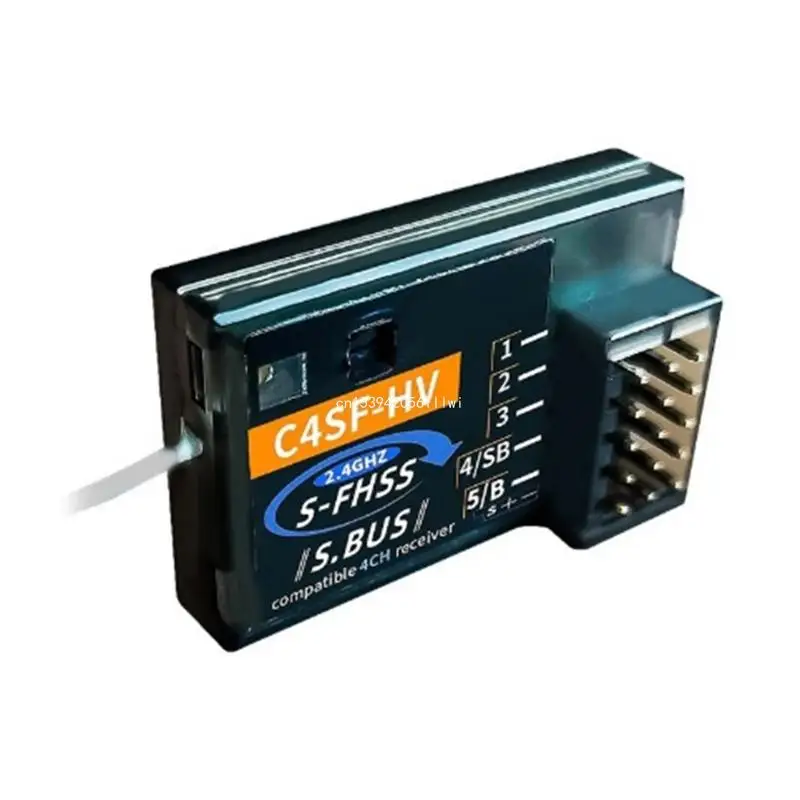 High Frequency C4SF 2.4G HV Receiver for FutabaS FHSS FHSS SBUS 3PV 3PK 4PKS 7PK T14SG Splashproof Receiver Dropship