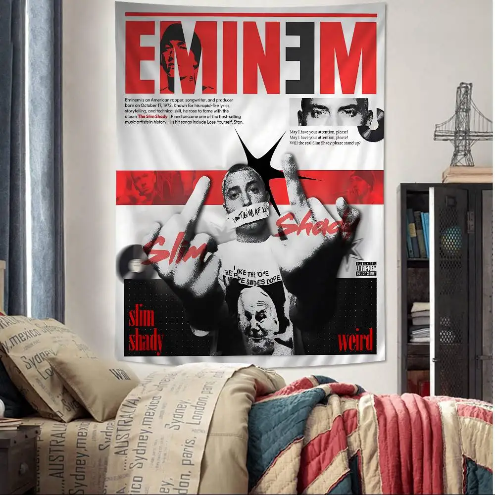 Singer E-EminemS Hanging Bohemian Tapestry Hanging Tarot Hippie Wall Rugs Dorm Wall Hanging Home Decor