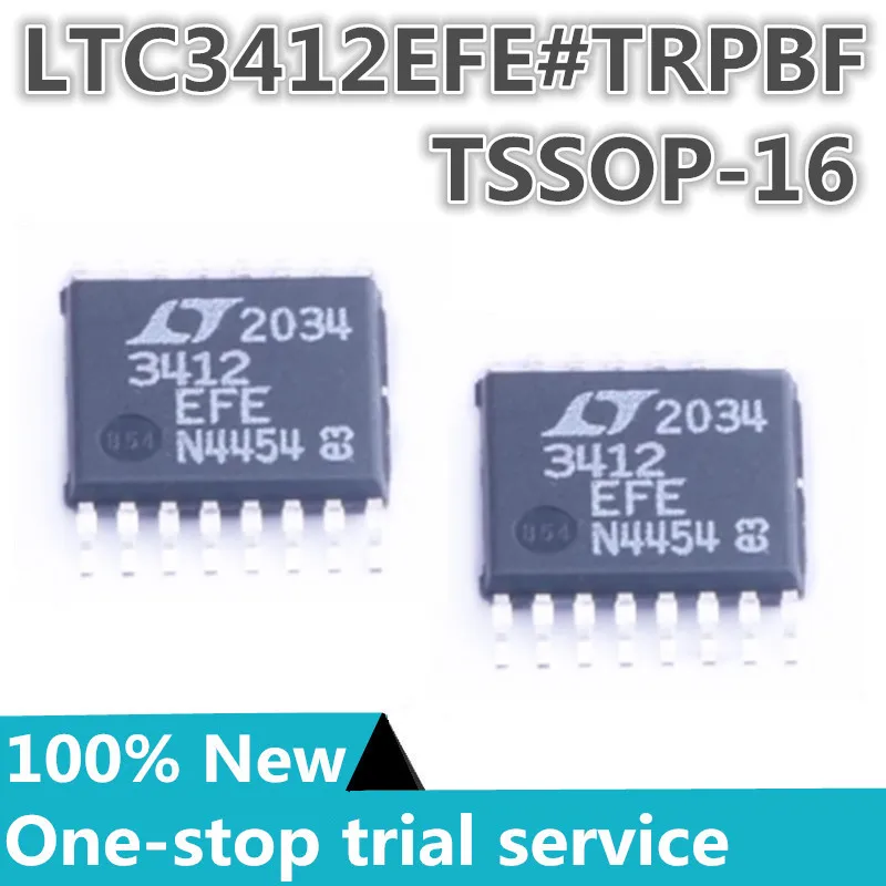 

1-10 шт., абсолютно новые оригинальные LTC3412EFE # TRPBF TSSOP-16 LTC3412EFE, трафаретная печать 3412EFE, переключатель постоянного тока