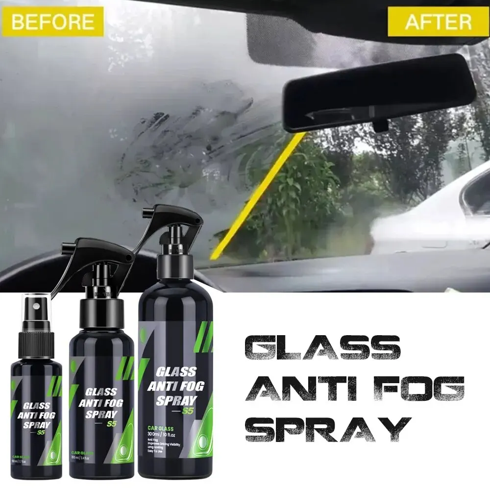 S5 Glass Anti Fog Agent Winter Longlasting Prevents Fogging Clear Vision Interior Windshield Auto Accessory Car Care Detail