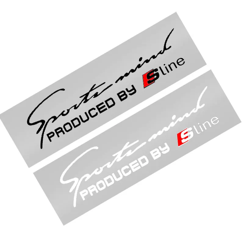 Sport Style Car Body Sticker Waterproof Auto Window Decal Emblem For Audi Q7 Q3 Q5L S4 S5 S6 S7 S8 A6 A3 A4 A7 A5 RS3 RS4 view 3