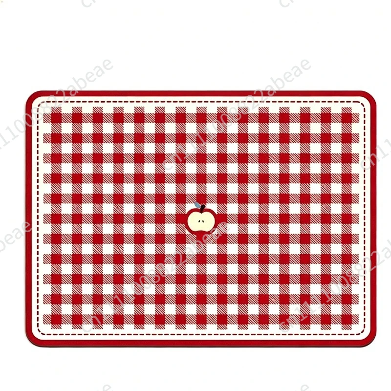 Cute Fruit Pattern Kitchen Countertop Mat Super Absorbent Drainage Pad for Dish Drying & Table Protection