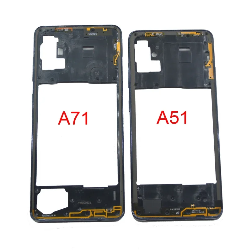 

New Middle Frame For Samsung Galaxy A51 A71 A515 A515F A715 A715F Phone Housing Center Chassis Cover Buttons A51 A71