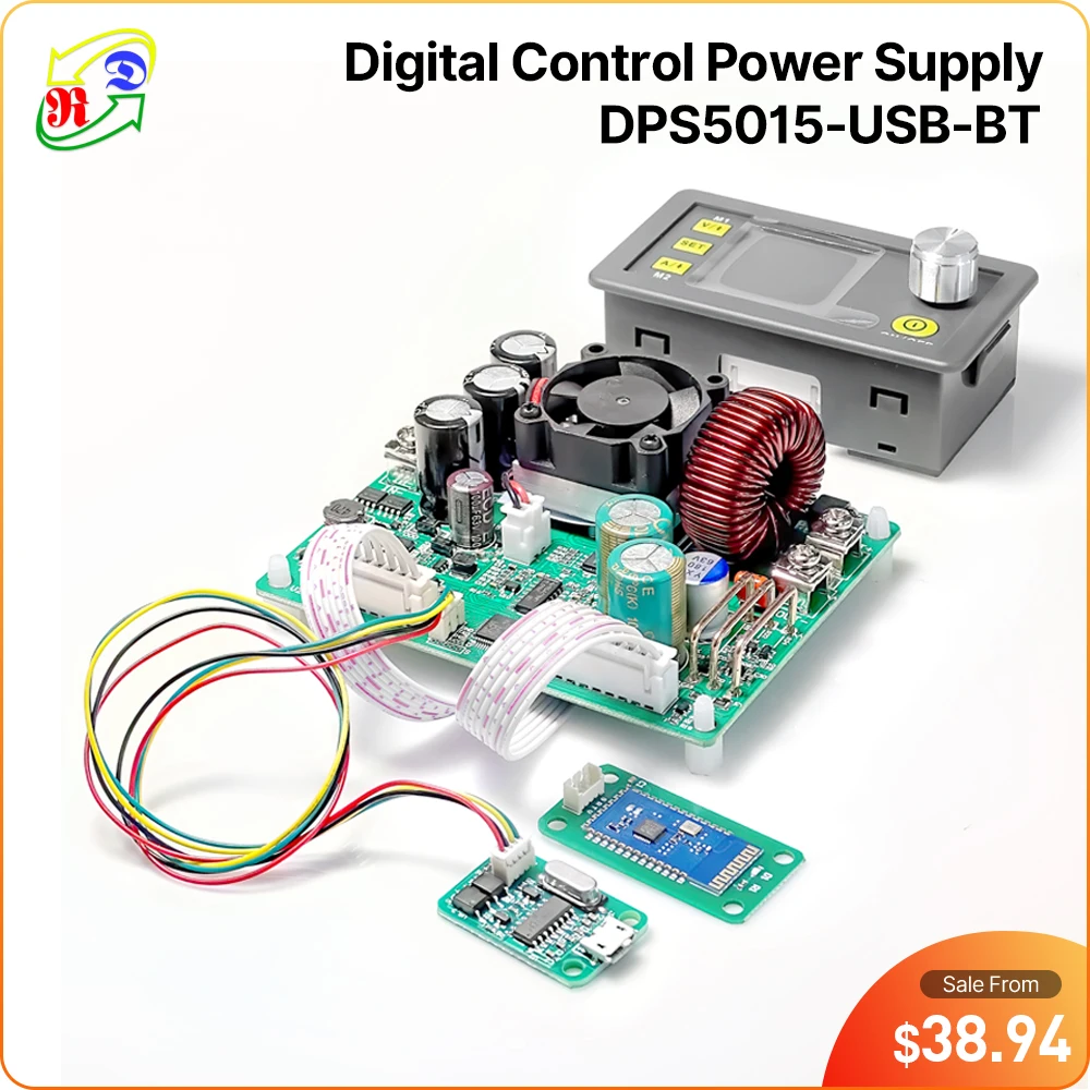 RD DPS5015 communication Constant Voltage current DC Step-down Power Supply adjustable buck converter LCD voltmeter 50V 15A