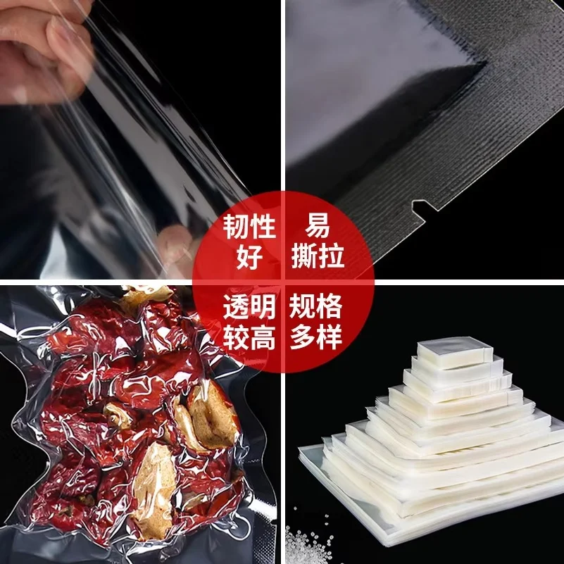 Vacuum Sealer Bags Food Storage Pouches Fresh Preservation Kitchen Supplies Compatible With Vacuum Sealer Machine