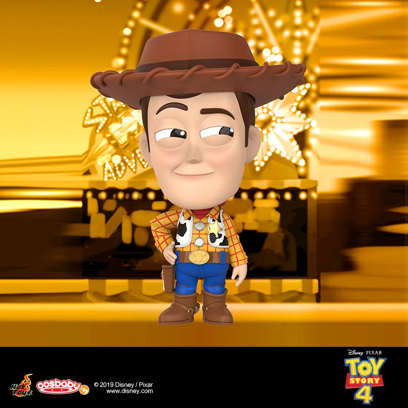 HotToys Toy Story 4 Woody Three Eyed Zack King COSBABY Collection Doll Toy Decoration Christmas Gift