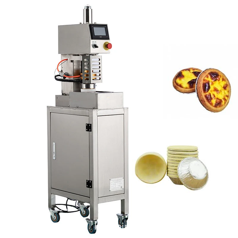 Electric Egg Tart Shell Machine Stainless Steel 304 High Capacity Tart Making Machine for Household Tart Shell Press Machine