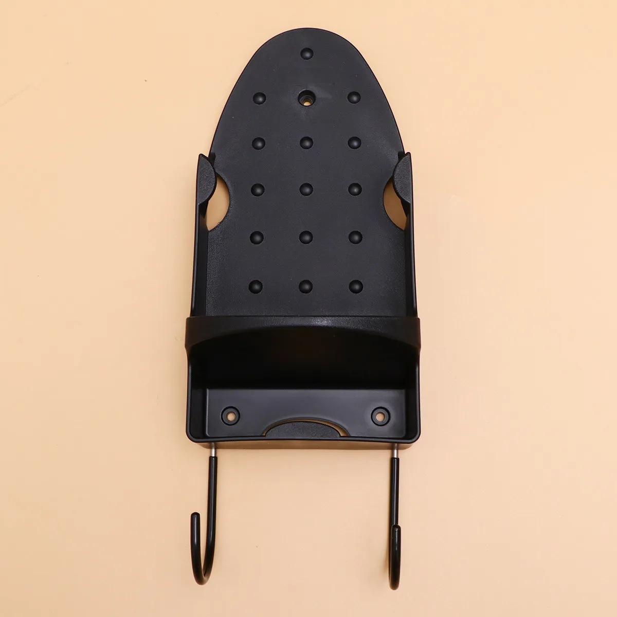 1Pcs Stainless Steel Iron Board Holder Wall Mounted Rack Heat Resistant Compact Design Heavy Duty Hooks for Storing Ironing