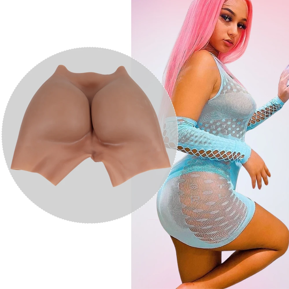 Silicone Butt Hip Enhancement Pants Oversize Crossdresser Artificial Hip Shaper Pads Enhancer Panties for Drag Queen