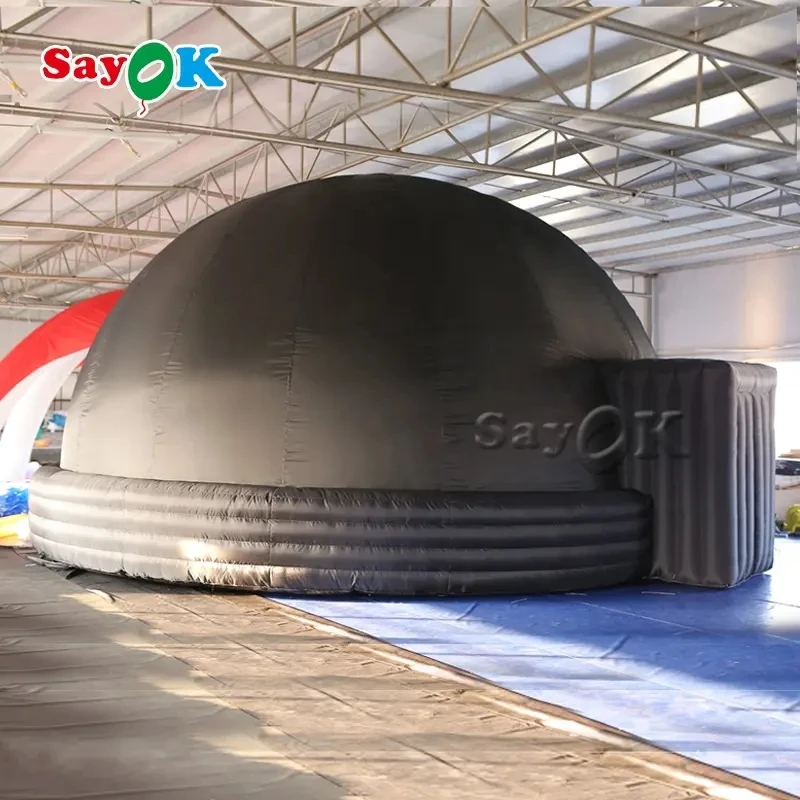 

SAYOK Giant Inflatable Planetarium Projection Dome Planetarium Dome Tent with Floor Mat for Outdoor School Teaching Planetarium