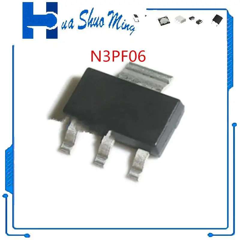 10PCS/LOT   N3PF06  STN3PF06  SOT223