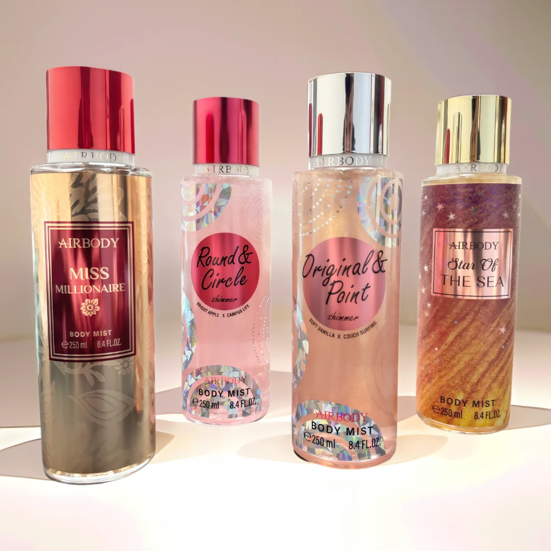 

AIRBODY Women's body spray, perfume, light fragrance fresh lasting, unisex, Mother's Day, Valentine's Day, birthday gift