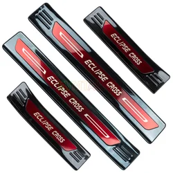 For Mitsubishi Eclipse Cross Accessory 2017-2024 2025 Stainless Car Door Sill Scuff Plate Kick Entry Guard Pedal Protector Cover