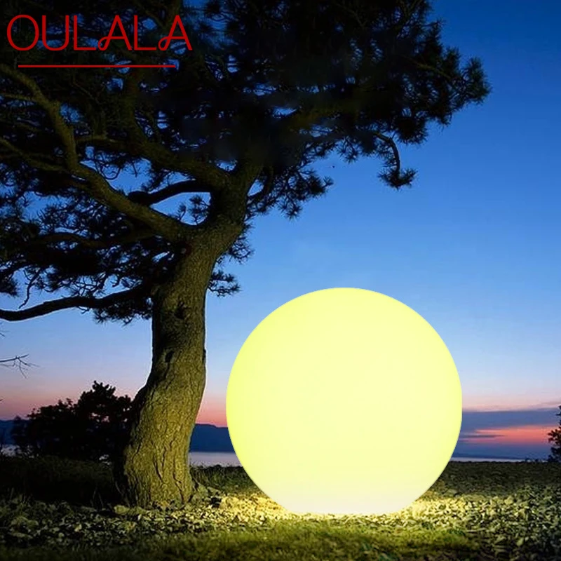 OULALA LED ball lamp courtyard lamp landscape outdoor lawn lamp garden Solar