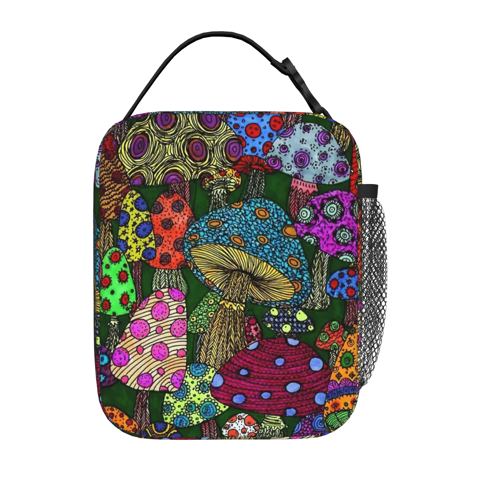 Y-Yayoi Kusama Thermal Insulated Lunch Bags for Work  Portable Food Container Bags Cooler Thermal Lunch Boxes