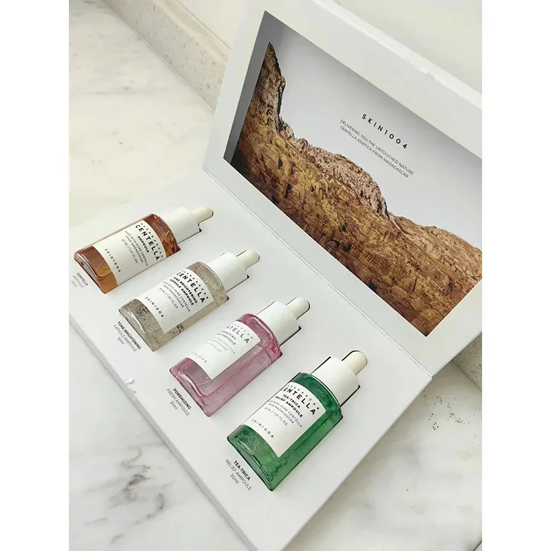 

Skin1004 Centella Asiatica Essence Set Box Facial Care Soothing Four-Color Travel Set Essence Skin Care Angel 30ml