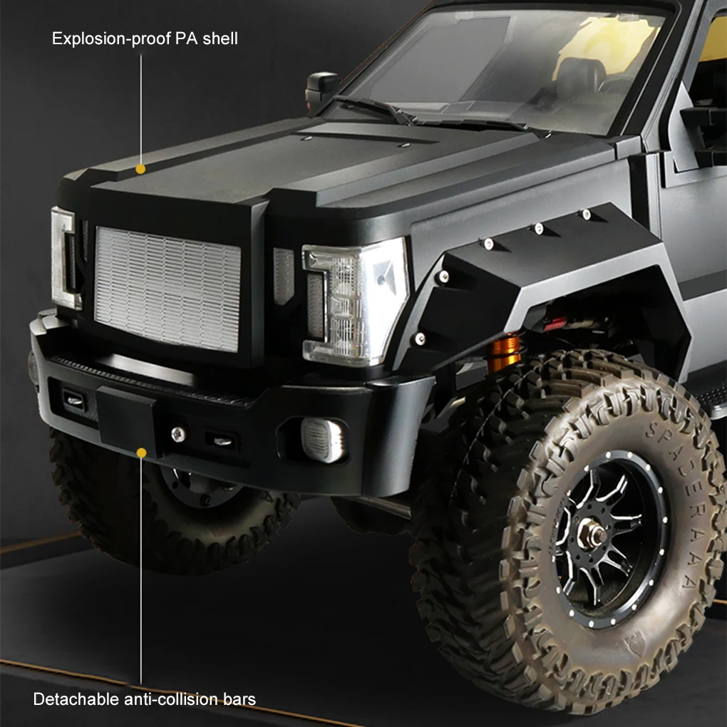 1/10 carcasa de cuerpo todoterreno de escalada simulada carcasa de cuerpo de plástico distancia entre ejes de 324mm adecuada para TRX4 SCX10 carcasa dura de coche RC DIY