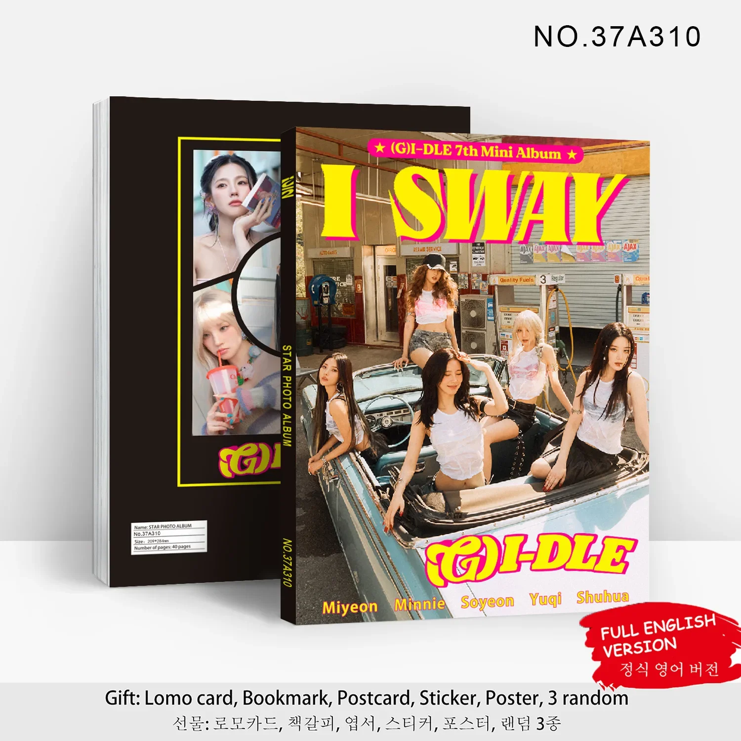 (G)I-DLE Idol New Album I SWAY Photo Album Portrait HD Photo Gallery Sticker Poster MiYeon Minnie SoYeon YuQi ShuHua Fans Gifts