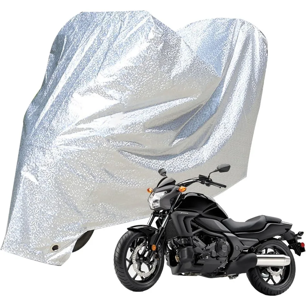 

Motorcycle Cover UV Resistant Motorcycle Tarp Universal Waterproof Cover Motorcycle Electric Bike Moped Tarp