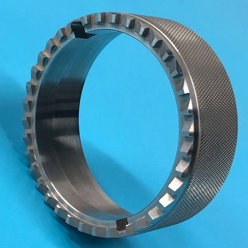 

High Quality Custom Axial Toothed Steel Ratchet Gear Heat Treated Hardened CNC Machining Parts