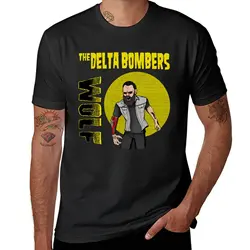 The Delta Bombers T-Shirt for a boy quick drying Short sleeve tee Aesthetic clothing fruit of the loom mens t shirts