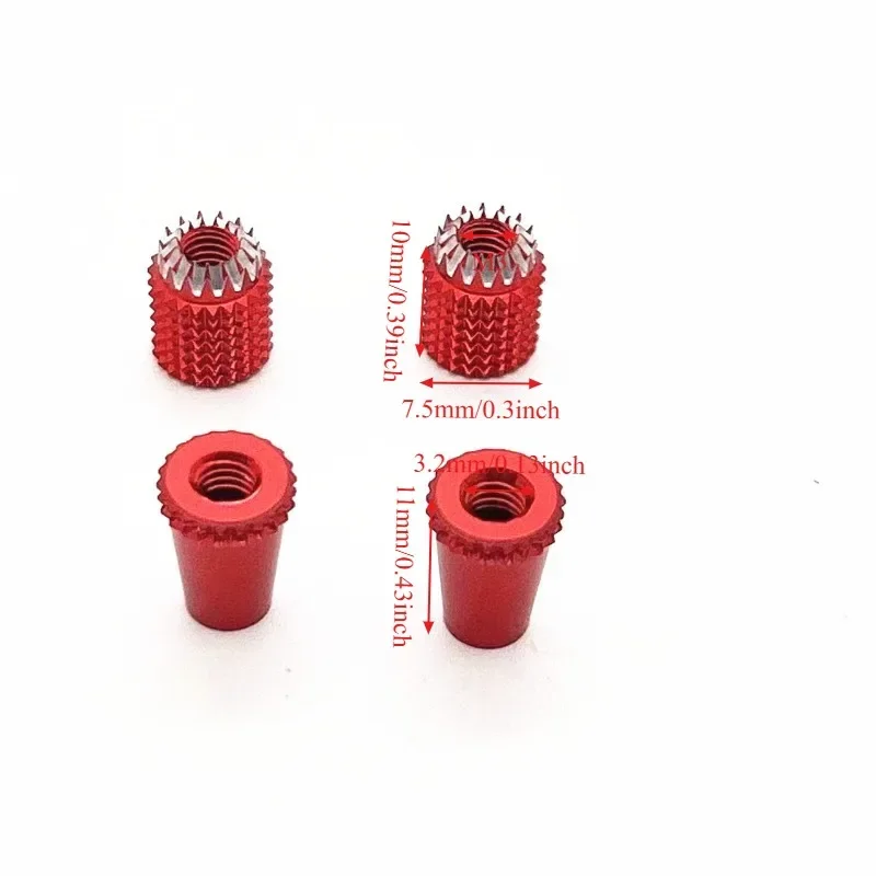 RC Remote controller Aluminum Gimbal Thumb Stick Ends M3 M4 Anti-slipping Cap for FrSky JR Futaba Spektrum Radiomaster Part view 5