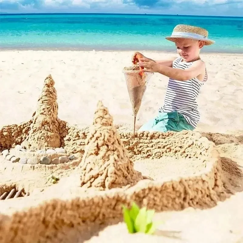 

Beach toys Beach Children Sand Overflow Funnel Toys Outdoor Sand-Water Mixed Toys Beach Toys