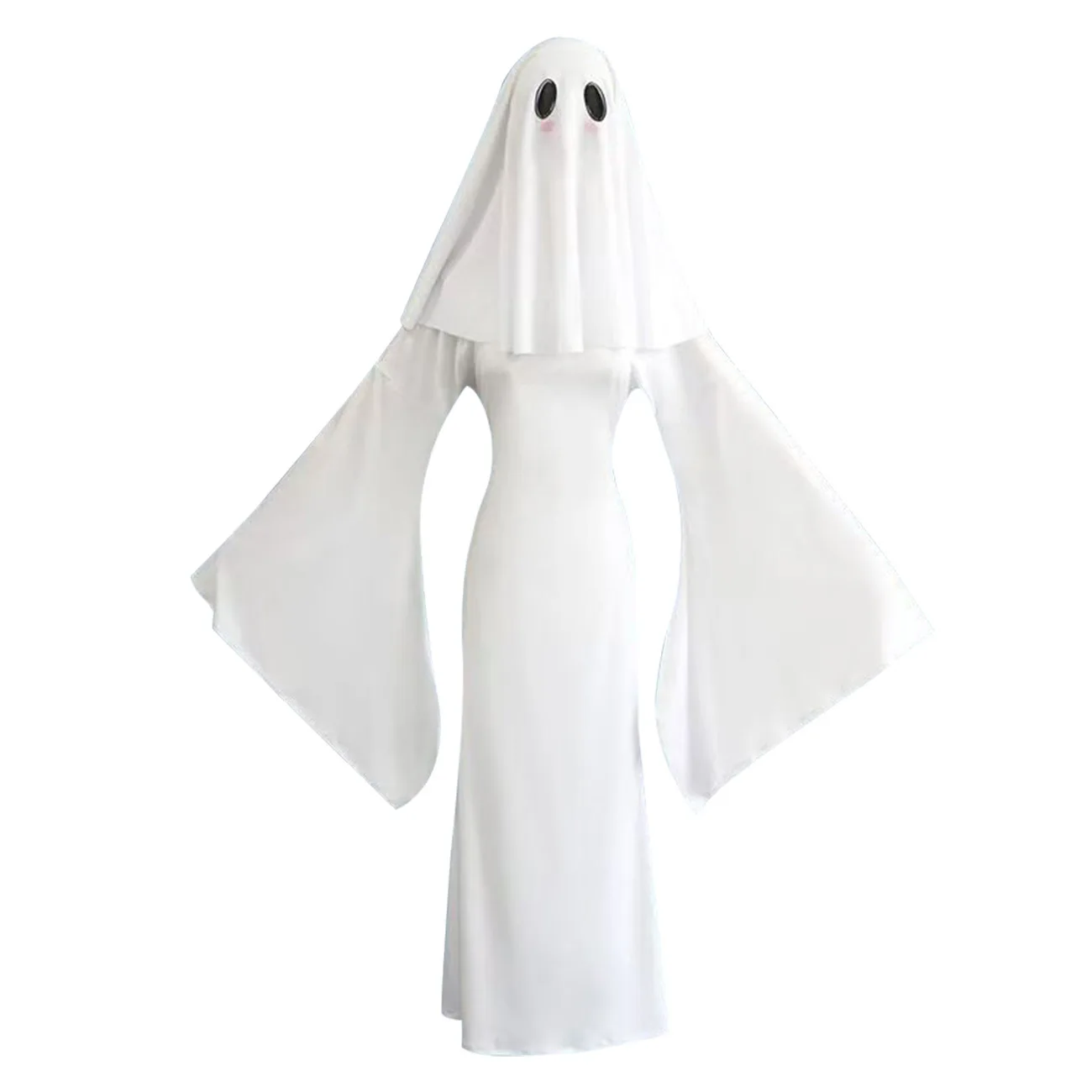 

Призрачная леди, косплей, вишневая леди, очаровательная тонкая юбка с хвостом, костюм для выступления на Хэллоуин, милый футболка на заказ