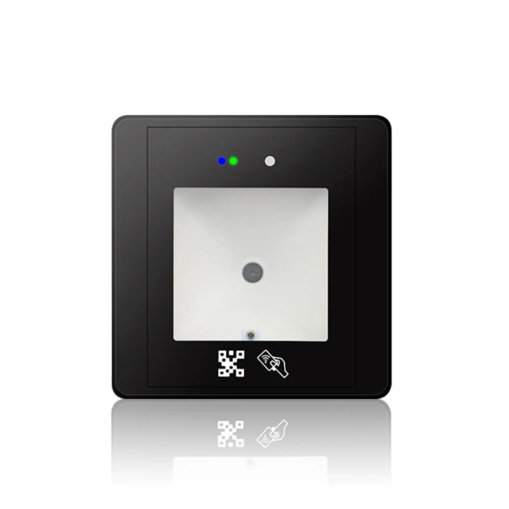 Lettore di controllo accessi con codice QR per tornello 1D e 2D con scheda RFID con interfaccia USB, RS232 o TCP/IP
