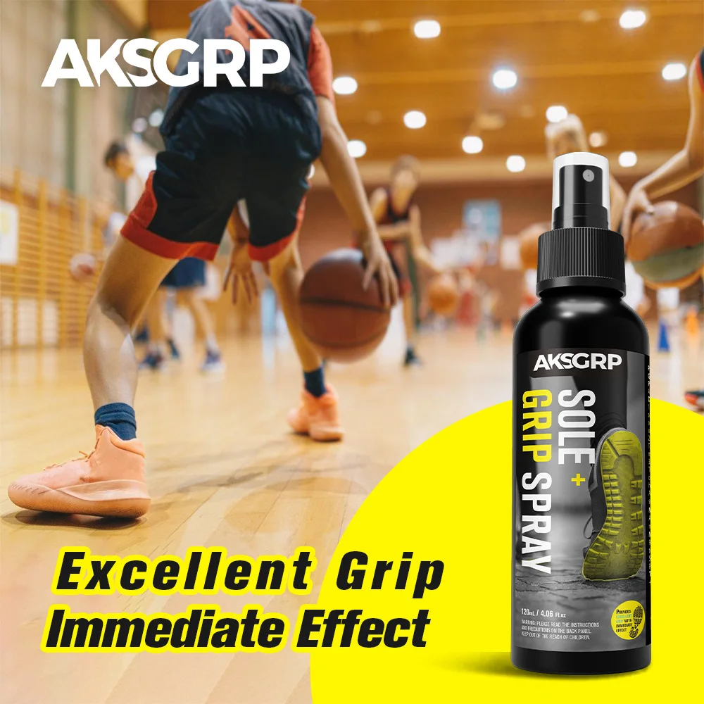 Basketball Shoe Grip Spray Improve Sole Traction And Court Grip Rejuvenate Elongate Sneaker Life for Various shoes Spray Liquid