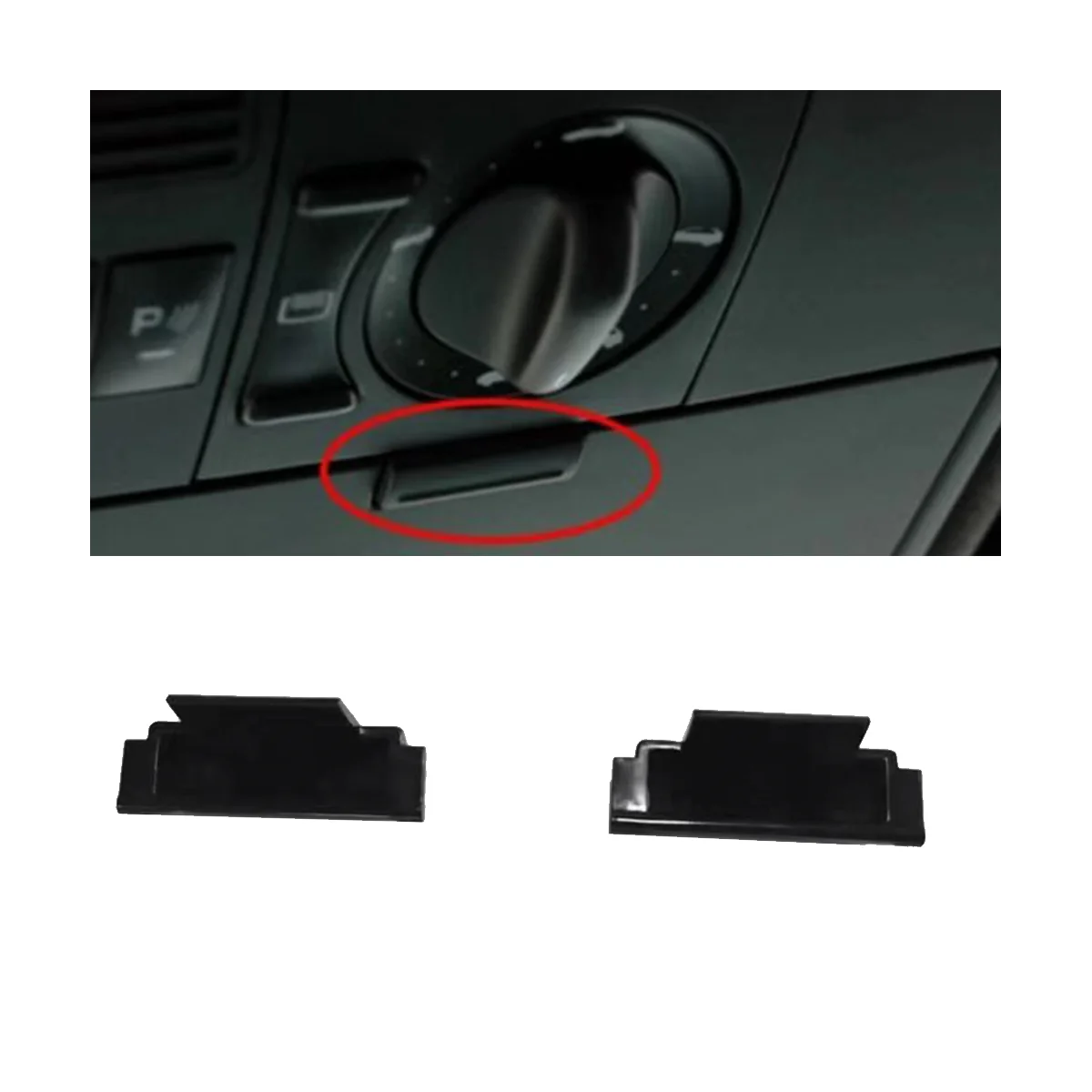 95555231801 Car Roof Console Shelf Button for Porsche Cayenne 955 9PA Gl es Case Box Sunroof Switch 955 552 318 016 N3