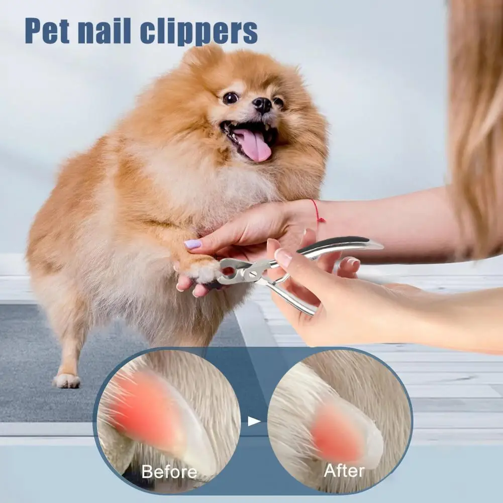 Arthritis-friendly Pet Nail Clippers Professional Heavy Duty Stainless Steel Dog Nail Clippers for Dogs Razor Sharp for Thick