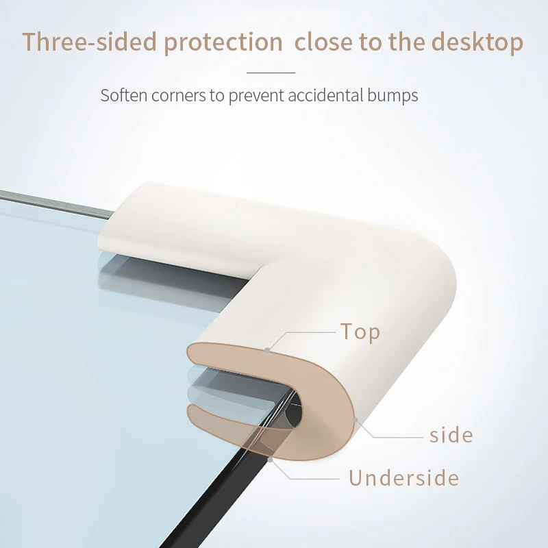 4PCS Baby Safety Protection Corner Protector All-inclusive Protection for Glass and Flat Furniture Easy Clean Edge Corner Guards