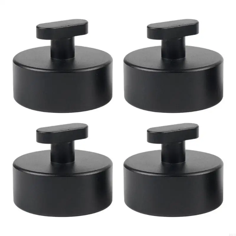 

R6FA 4pcs Jacking Pad Adapter for Secure Aluminum Alloy Lift Point Vehicle Chassis Stability Garage Essential Tool