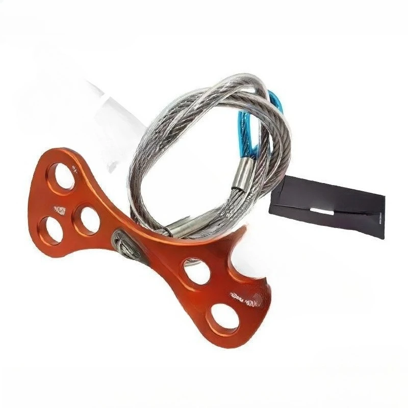 

Auxiliary climbing rescue anchor wire rope