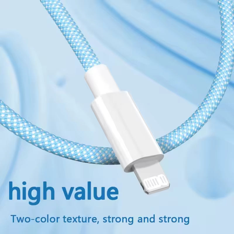 PD 20W USB C Cable For iPhone 14 13 12 11 Pro Max Xs 8 Plus iPad Wire 3A Fast Charging Cord Type C Data Cable for iPhone - Image 6