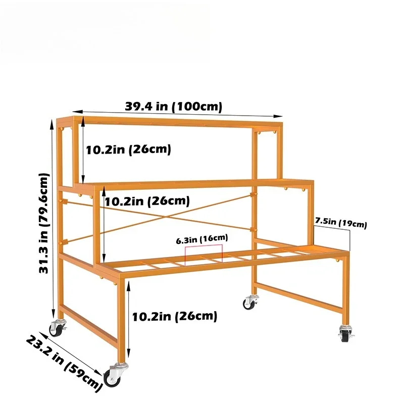 

Flower display stand, wrought iron flower stand, ladder, indoor and outdoor
