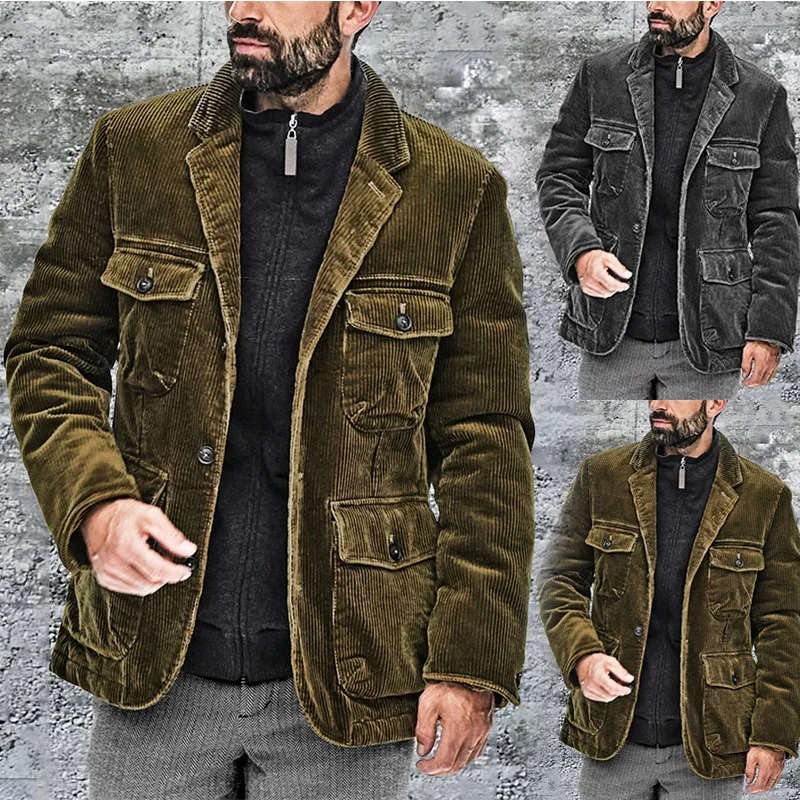 Veste trempée pour hommes, veste décontractée, document solide, mode printemps et automne, nouveau