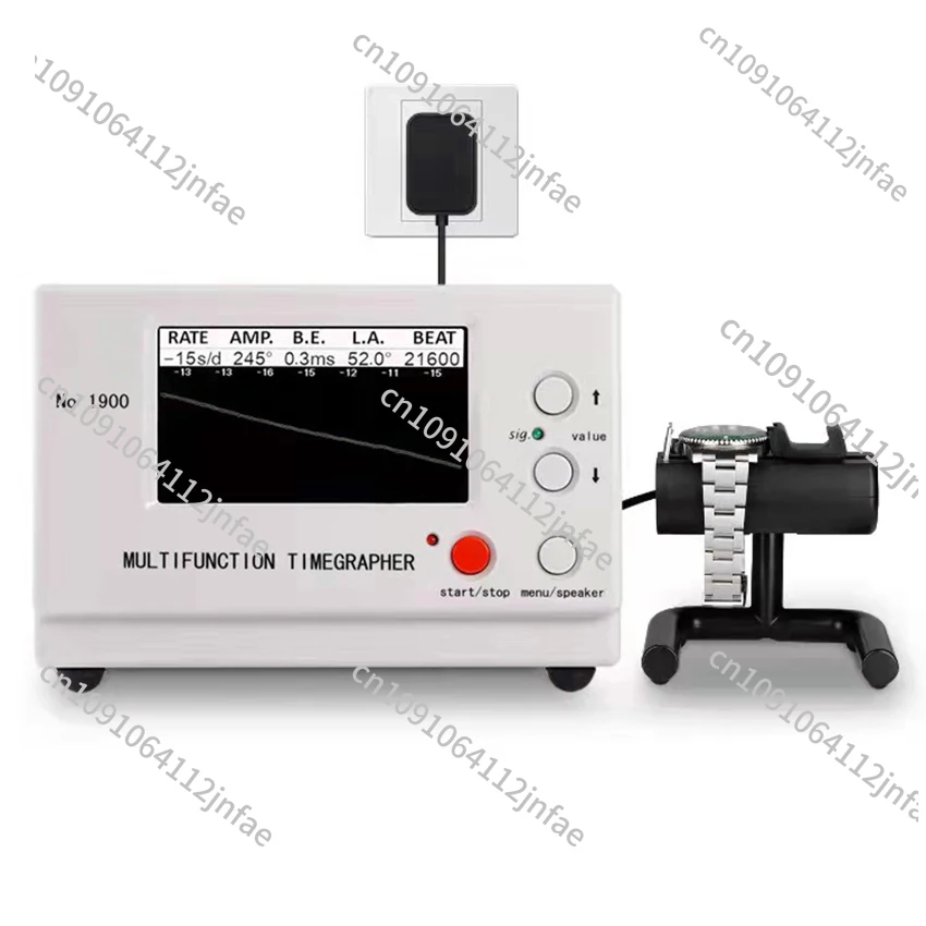 Weishi NO. 1900 Timegrapher Mechanical Watch Timing Tester Machine Multifunction Auto Calibration Timer Machine Accuracy 0.1s/d