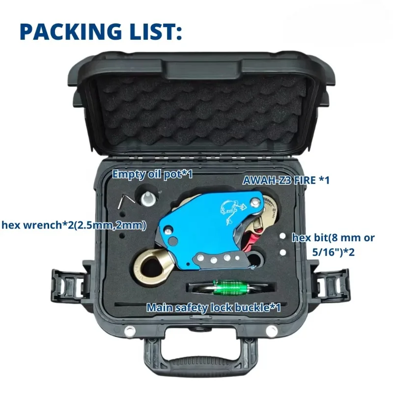 Anti-fall drill elevator 285 kg load climbing equipment auxiliary elevator